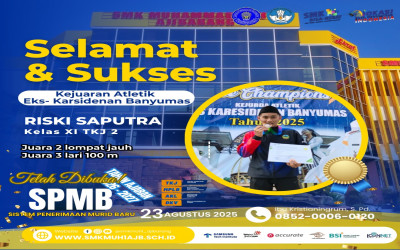 Riski Saputra Harumkan Nama SMUHSA, Raih Juara Atletik Eks-Karesidenan Banyumas