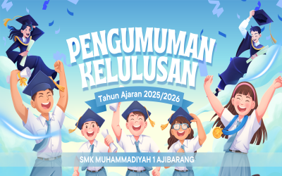 PENGUMUMAN KELULUSAN SMK MUHAMMADIYAH 1 AJIBARANG TAHUN AJARAN 2025/2026