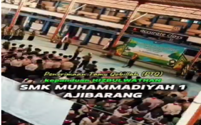 Sambut Generasi Tangguh dan Berakhlak melalui Penerimaan Tamu Qobilah SMK Muhammadiyah 1 Ajibarang