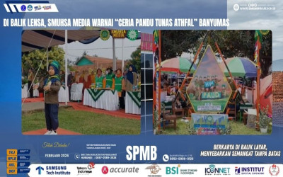 Di Balik Lensa, SMUHSA Media Warnai “Ceria Pandu Tunas Athfal” Banyumas