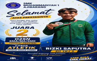 Membanggakan! Rizki Saputra Raih Juara 2 O2SN Tingkat Provinsi