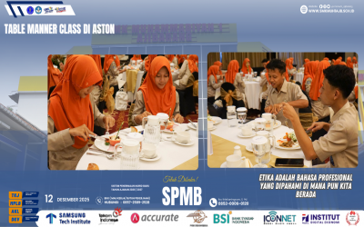 Table Manner Experience: XII Manajemen Perkantoran Belajar Etika Profesional di Aston